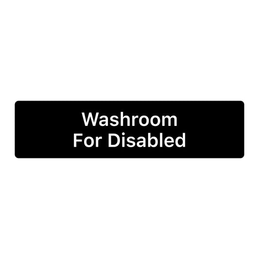 Washroom For Disabled