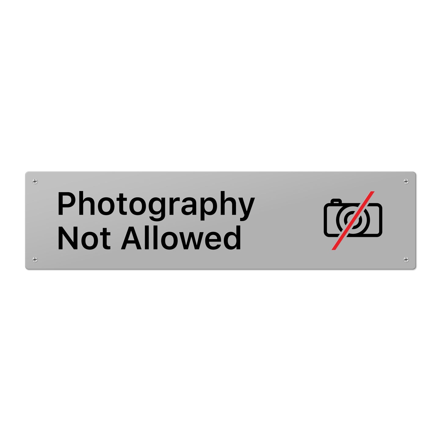 Photography Not Allowed