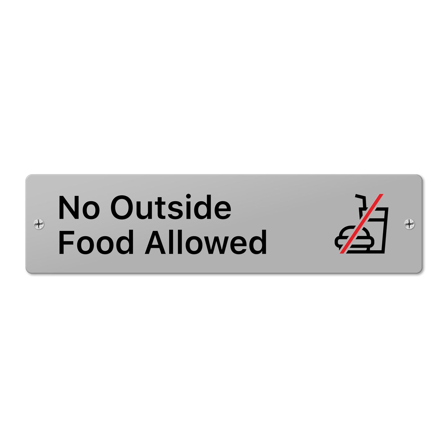 No Outside Food Allowed