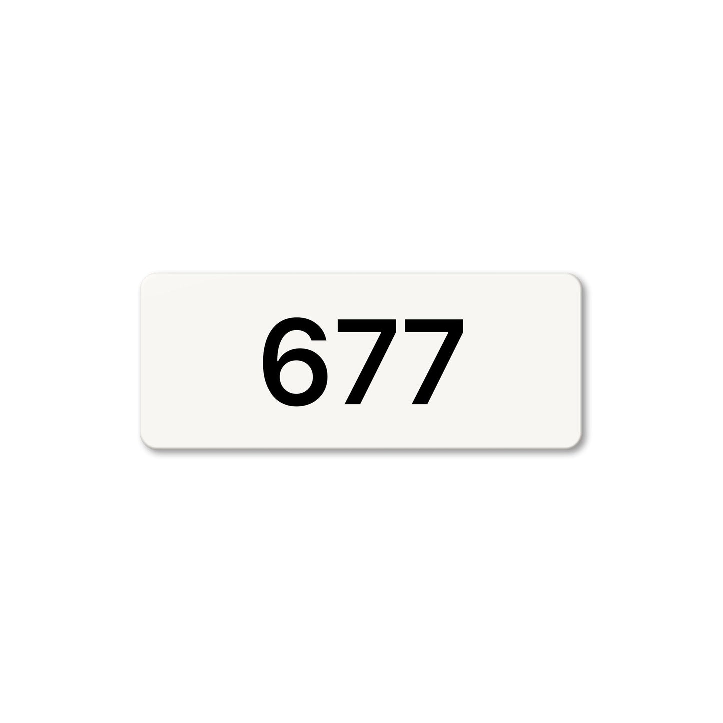 Numeral 677