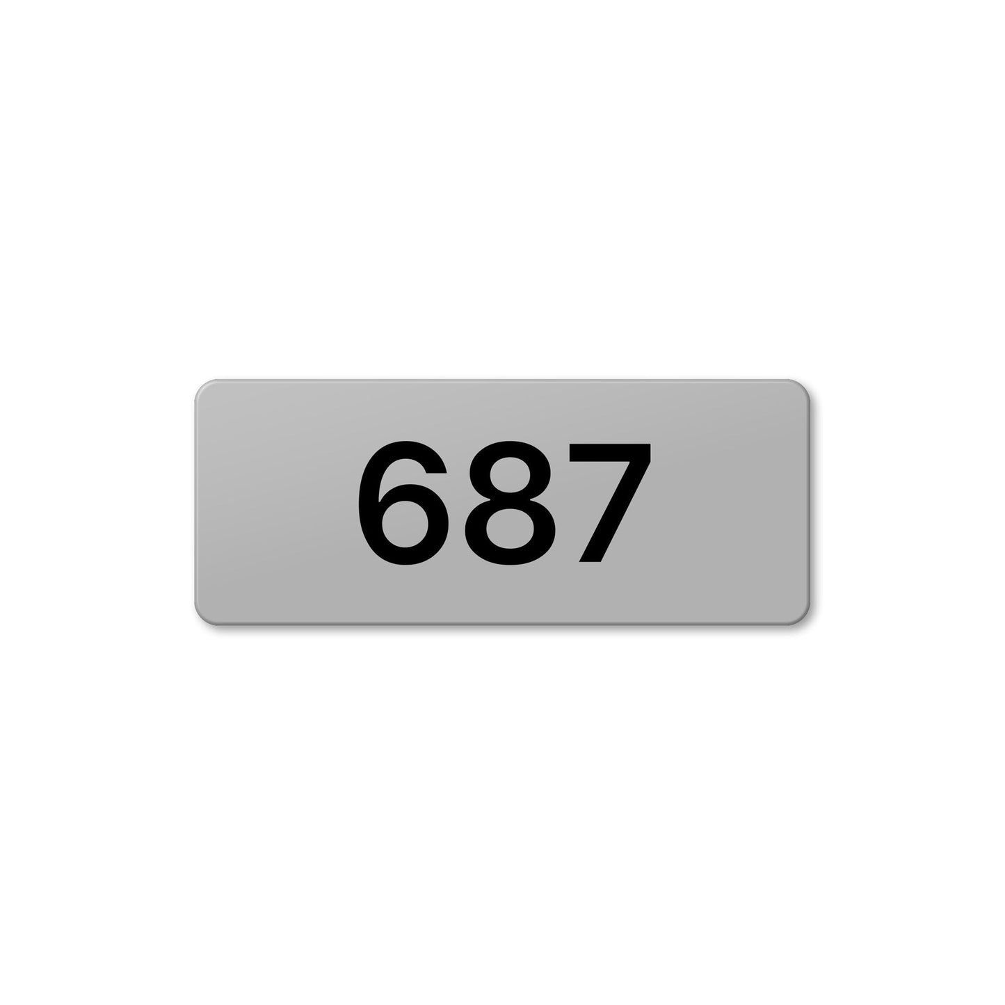 Numeral 687