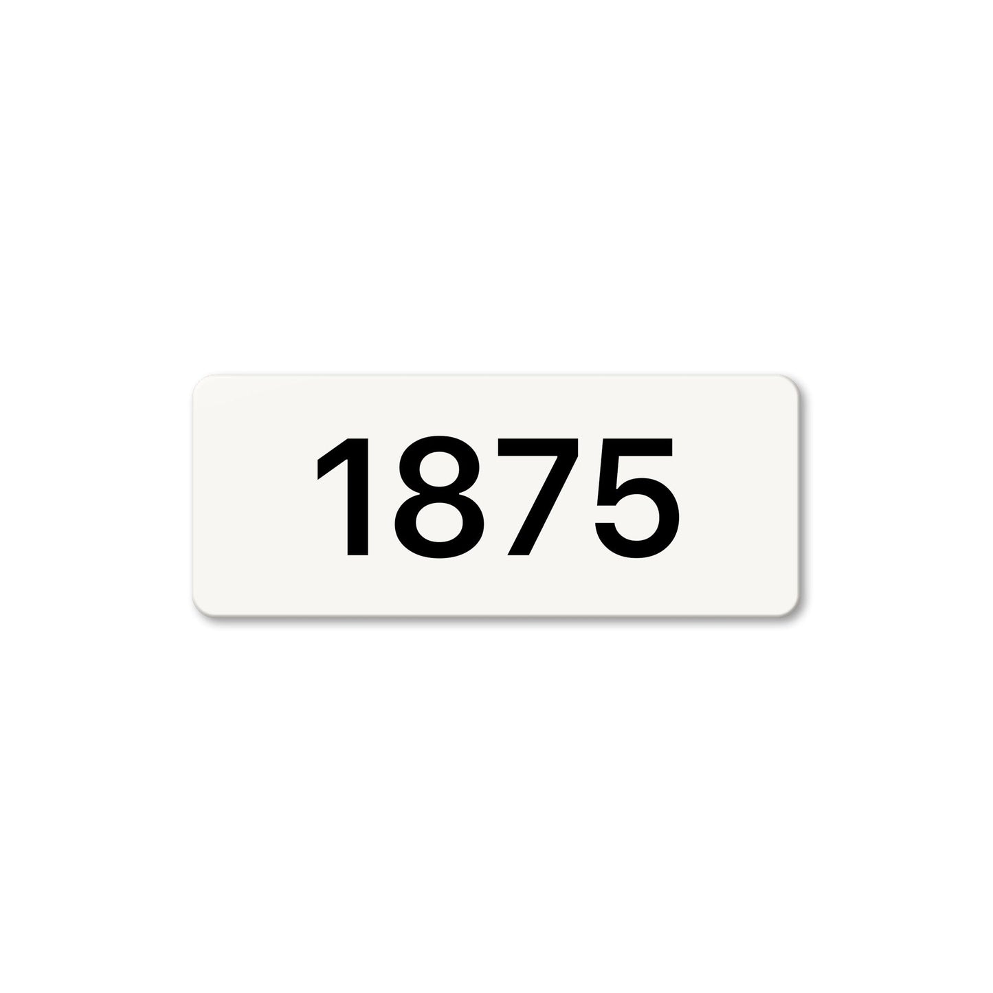 Numeral 1875