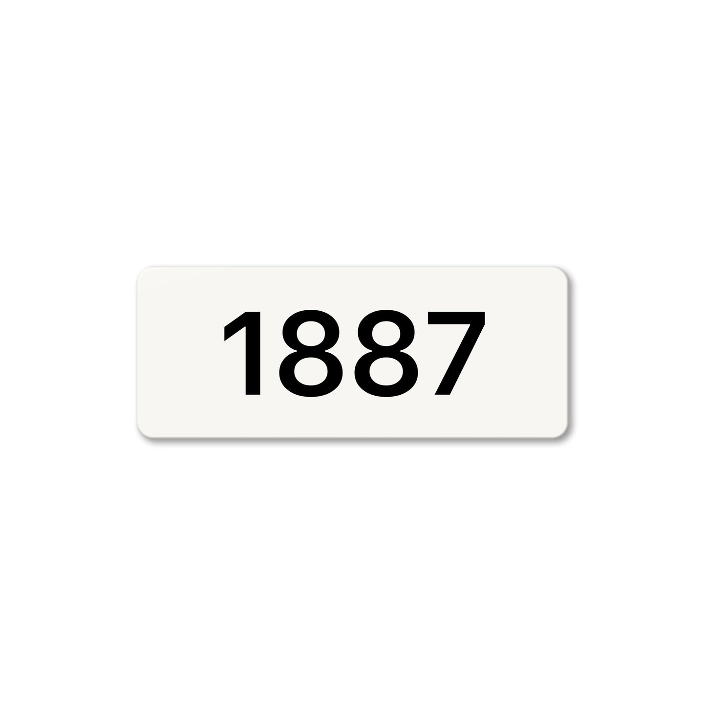Numeral 1887