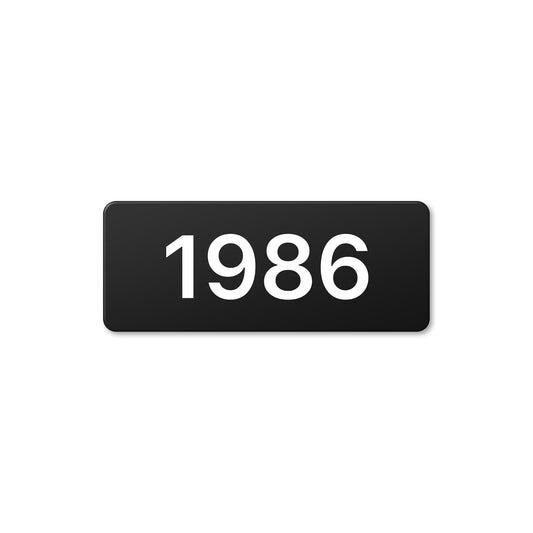 Numeral 1986