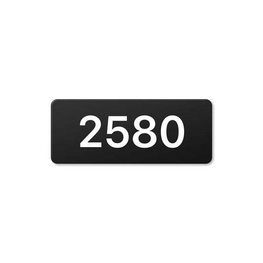 Numeral 2580