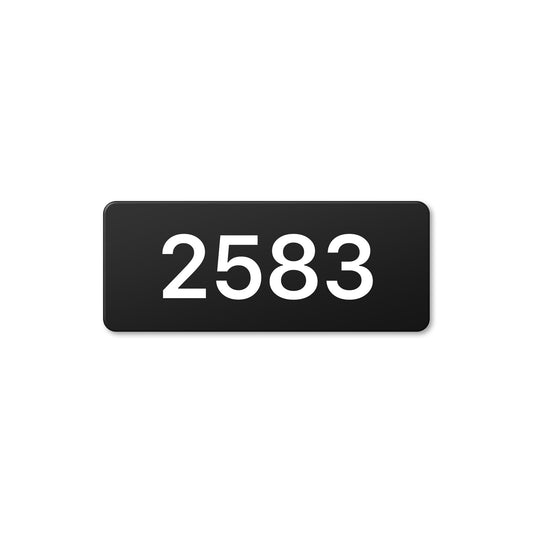 Numeral 2583