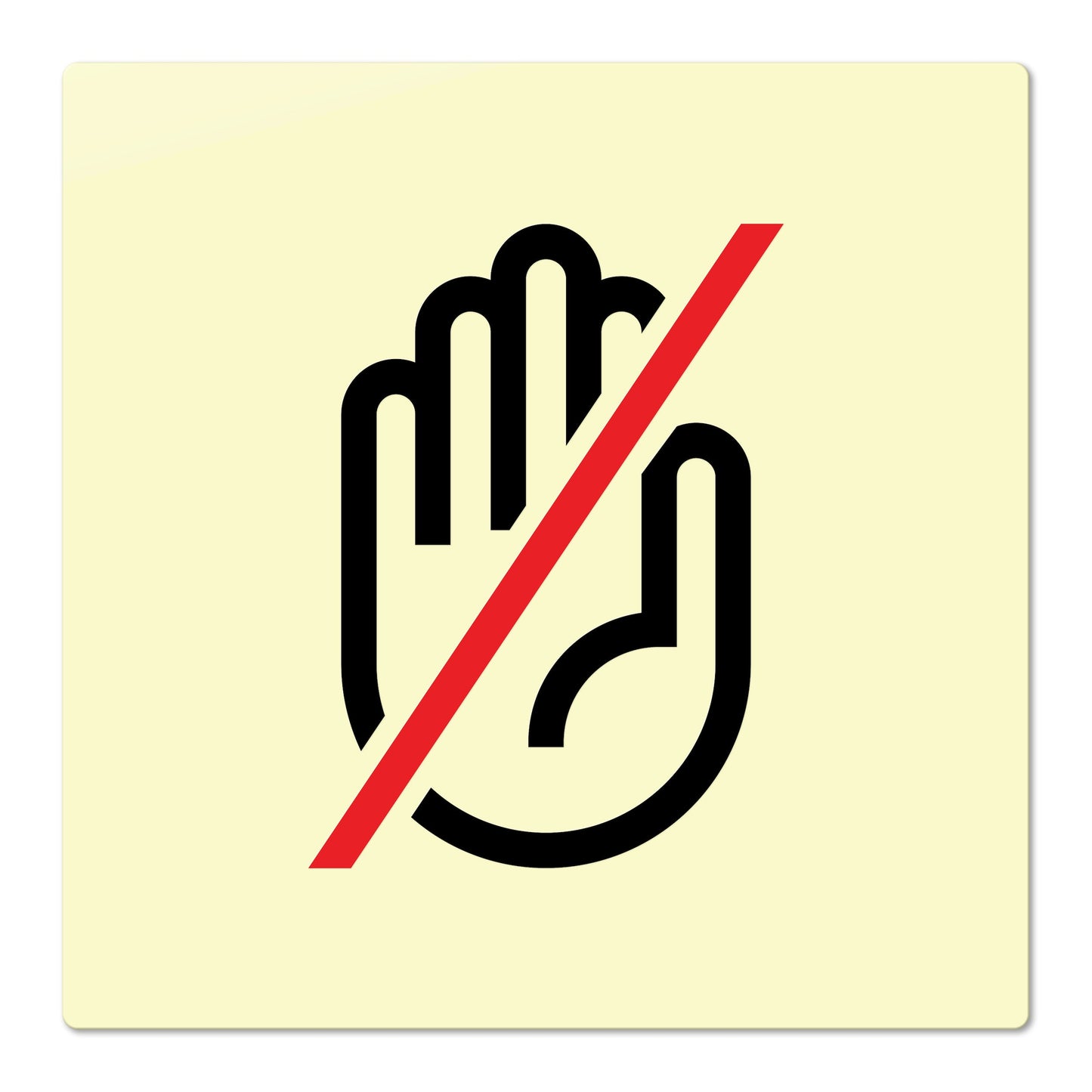 Do Not Touch (Pictogram)