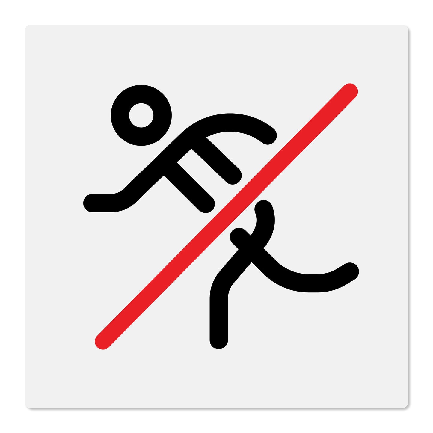 No Running (Pictogram)
