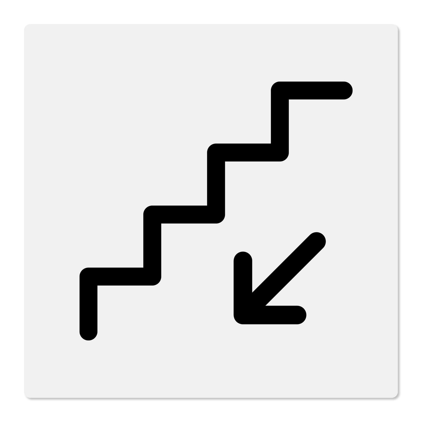 Down Stairs (Pictogram)