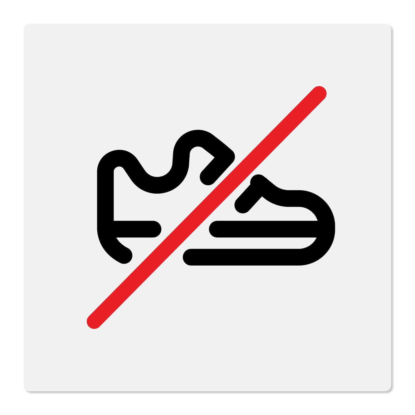 No Shoes Allowed (Pictogram)