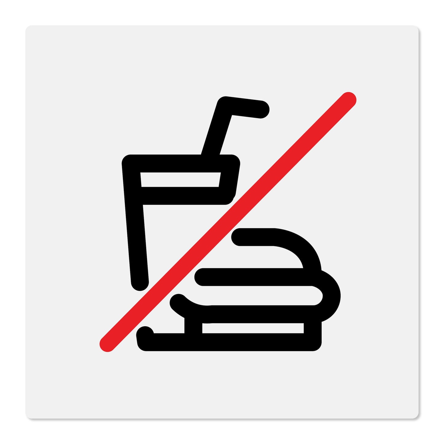 No Eating (Pictogram)