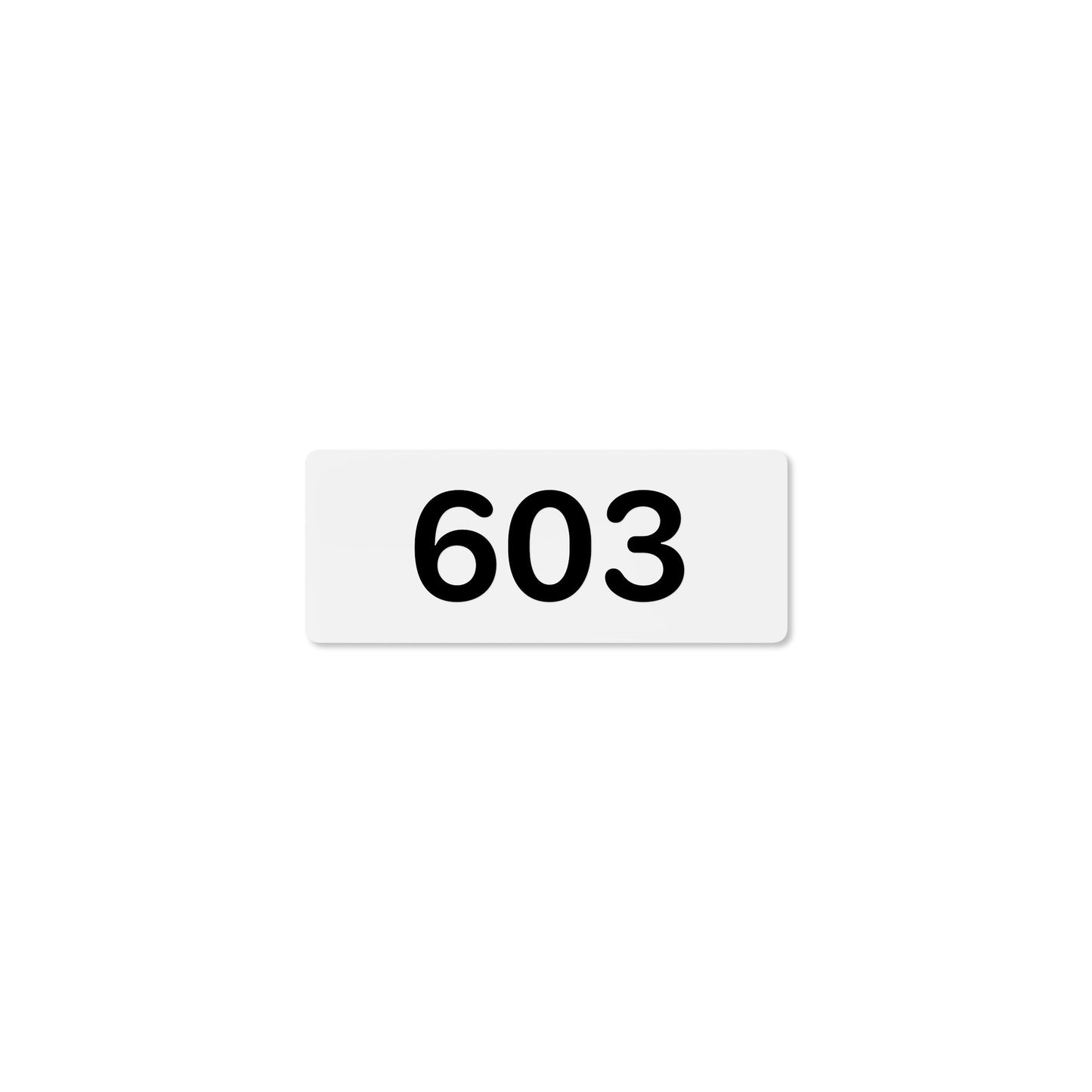 Numeral 603