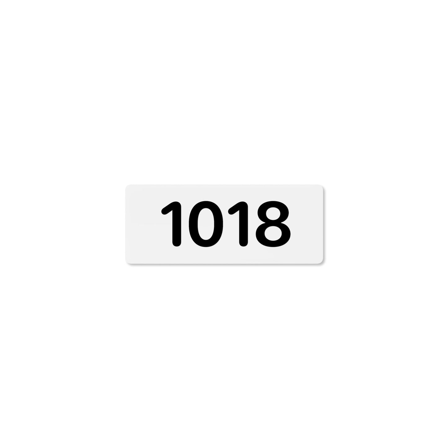 Numeral 1018