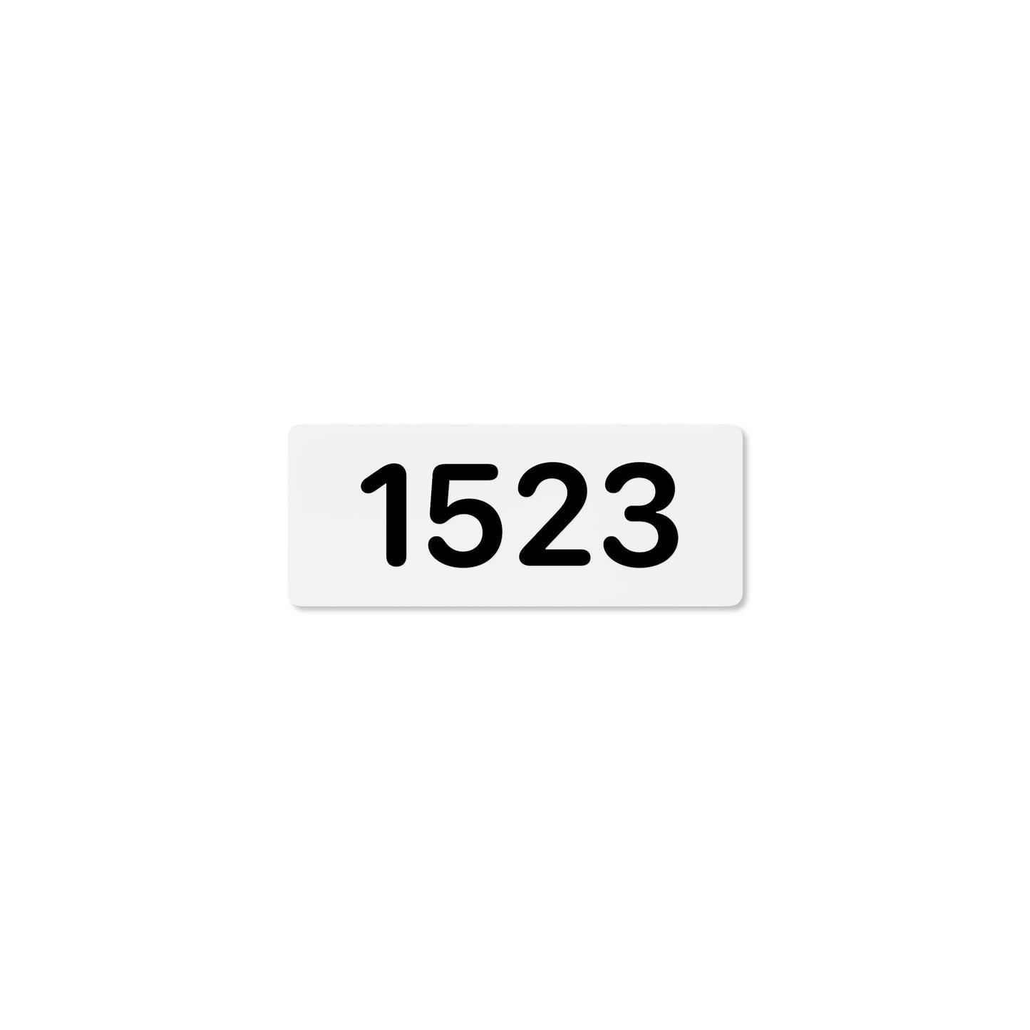 Numeral 1523