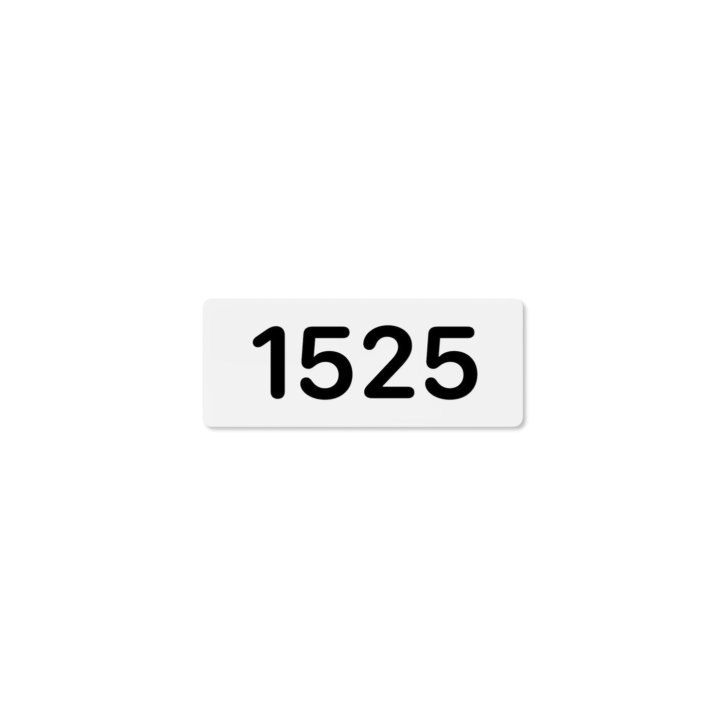 Numeral 1525