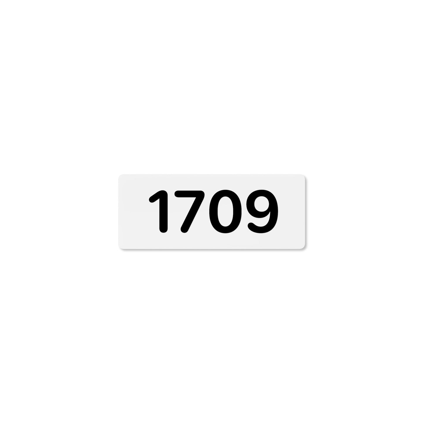 Numeral 1709