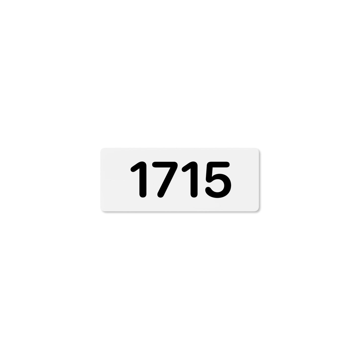 Numeral 1715
