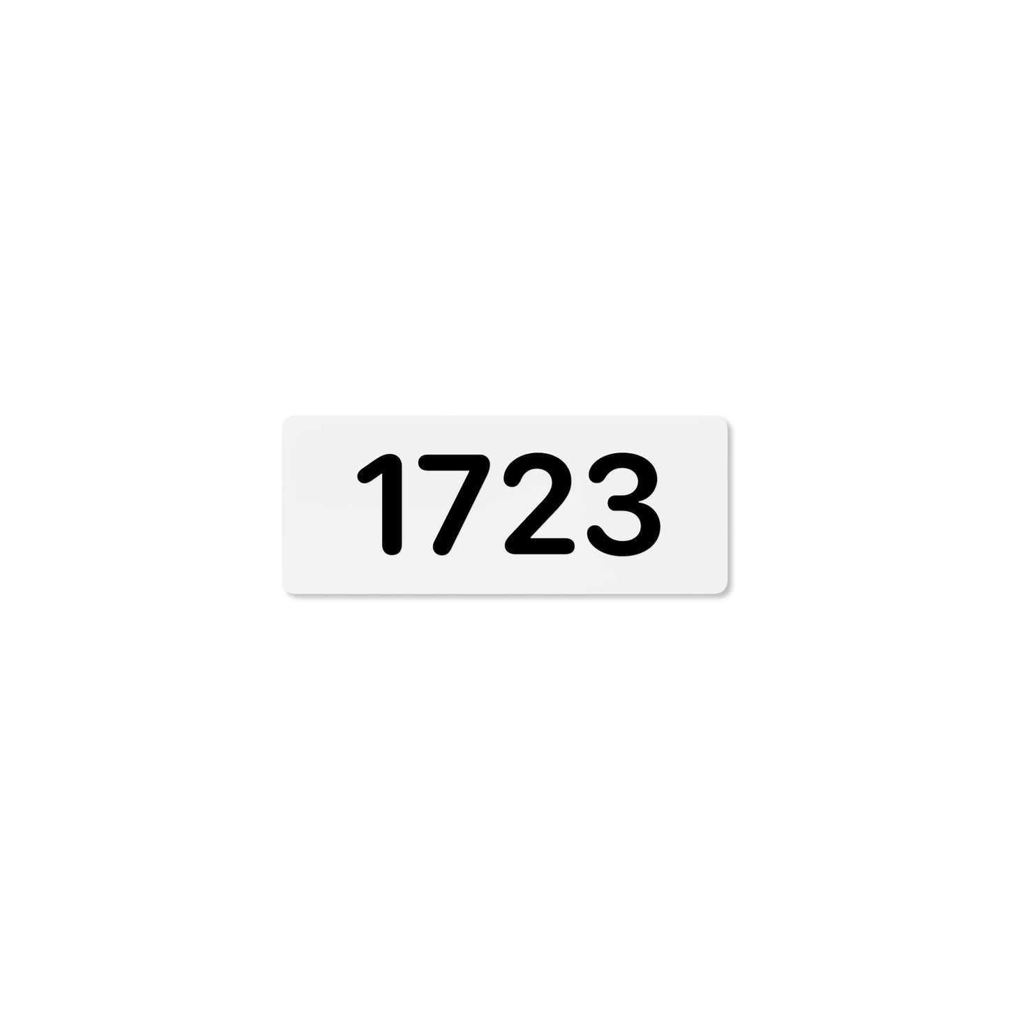 Numeral 1723