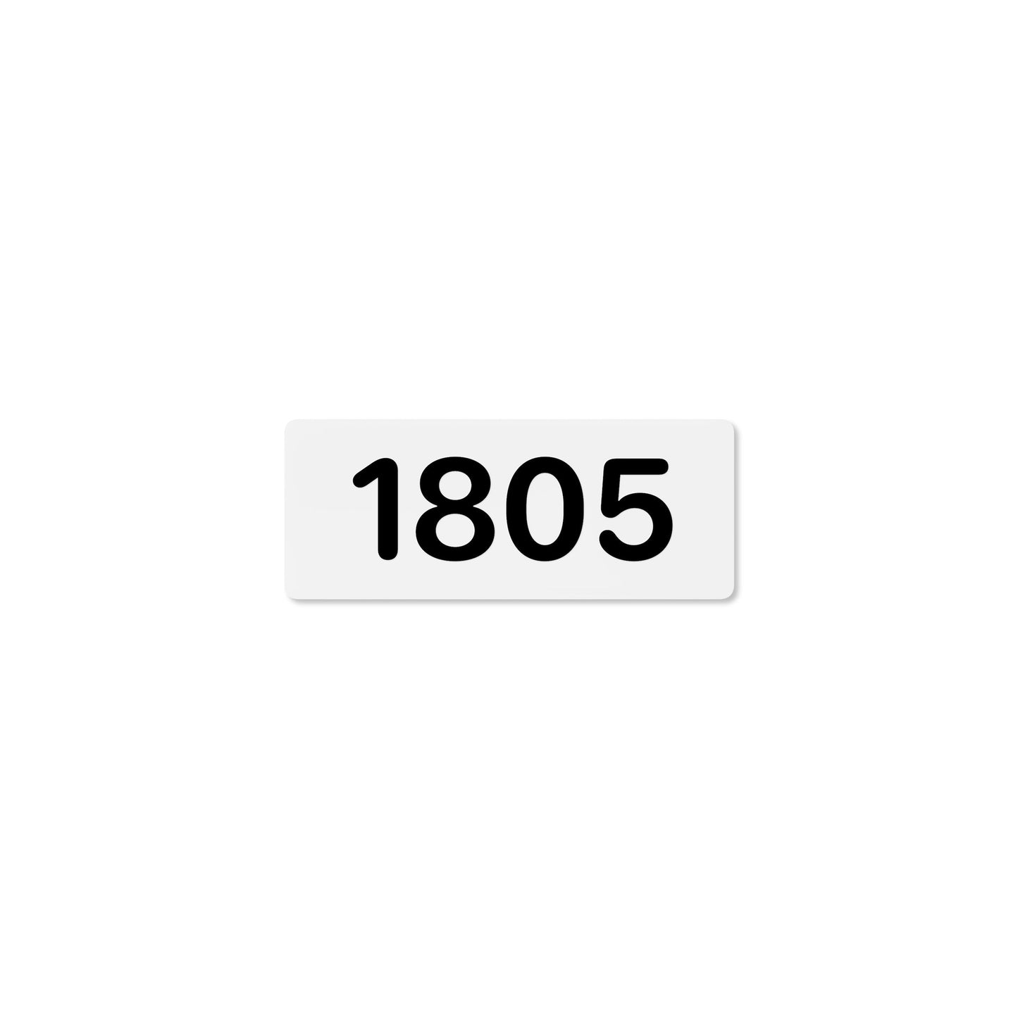 Numeral 1805