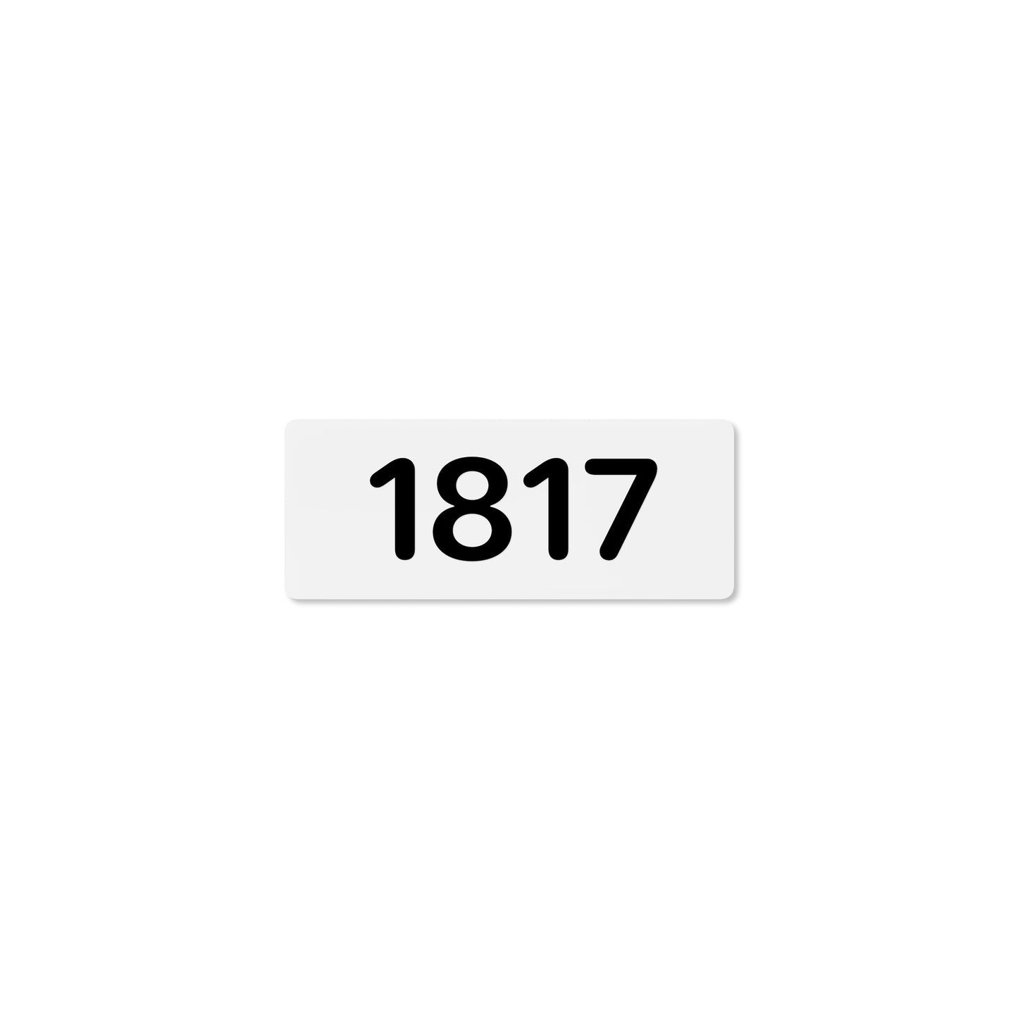 Numeral 1817