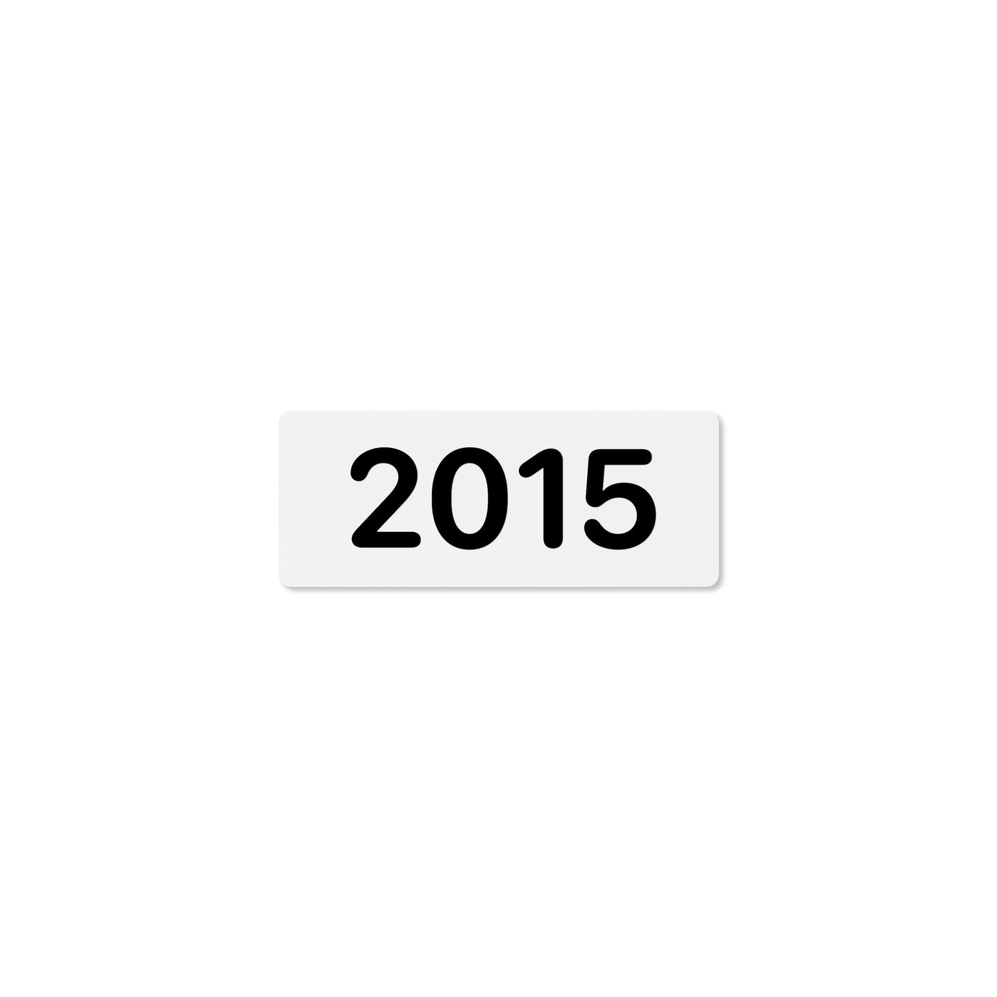 Numeral 2015