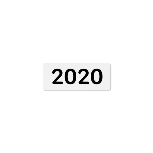 Numeral 2020