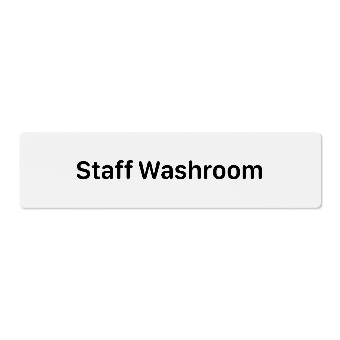 Staff Washroom