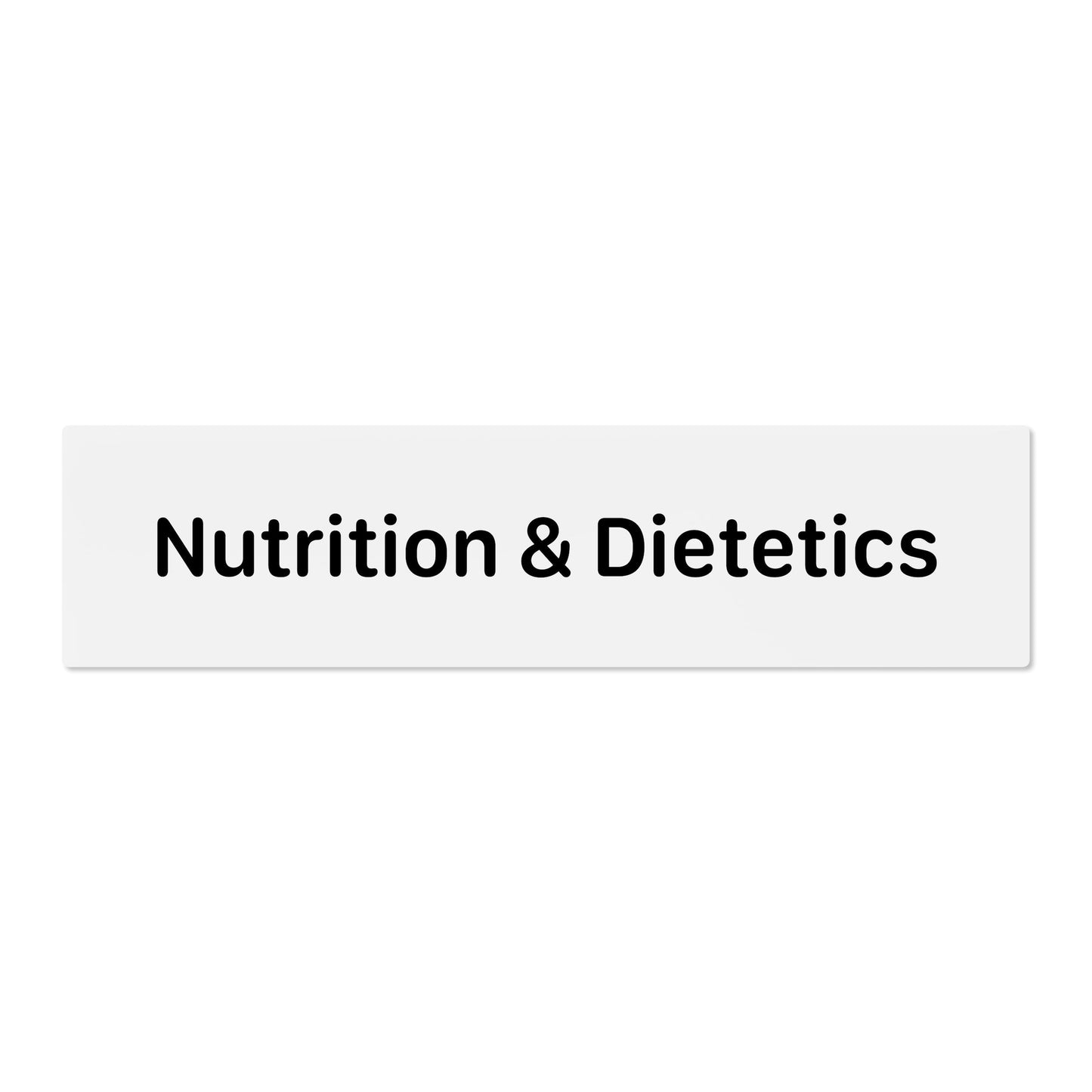 Nutrition & Dietetics