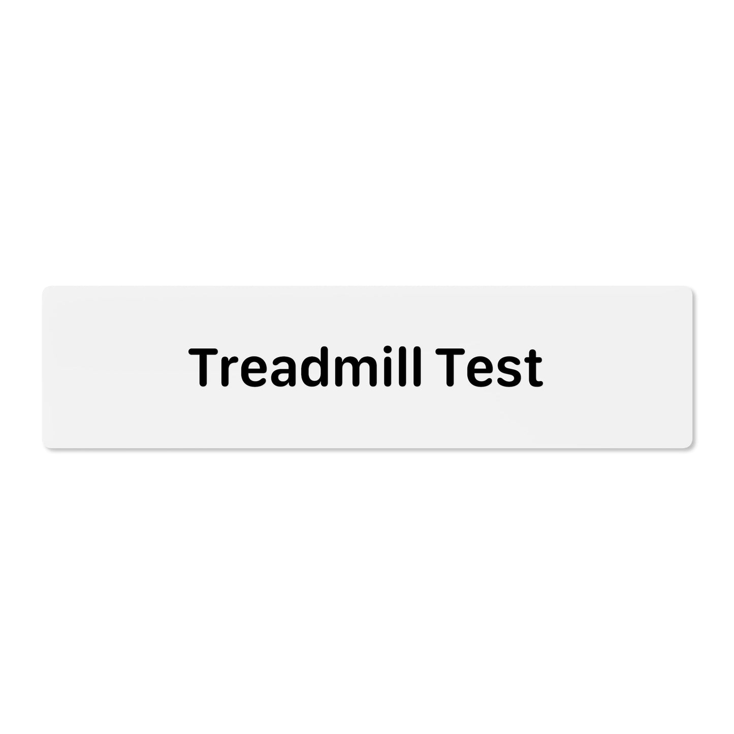 Treadmill Test