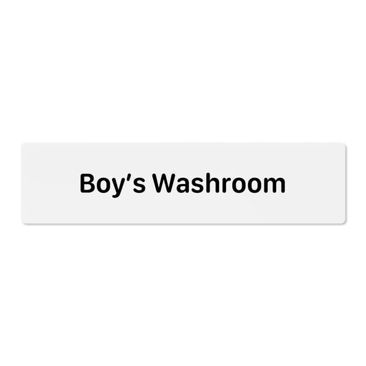 Boy’s washroom