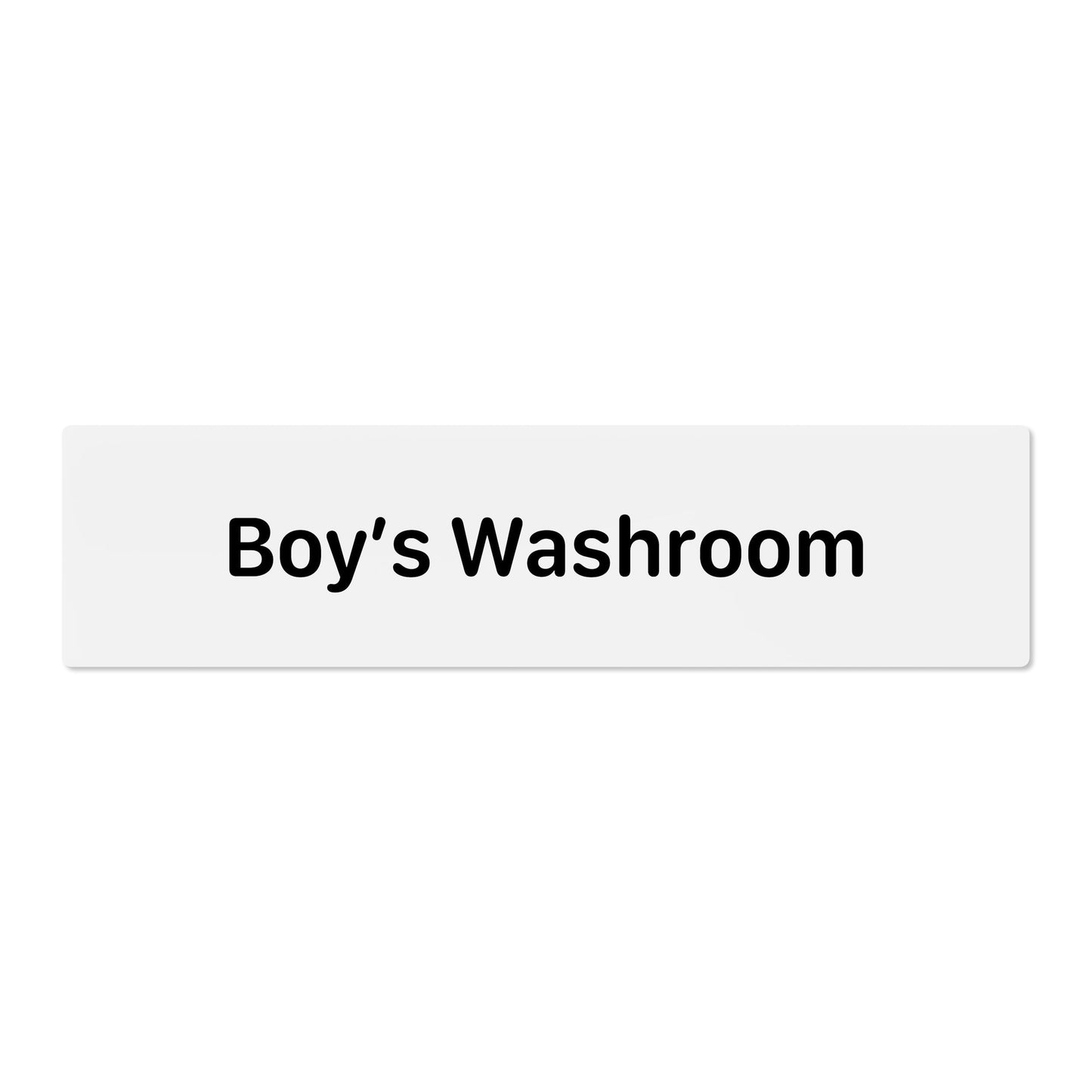 Boy’s washroom
