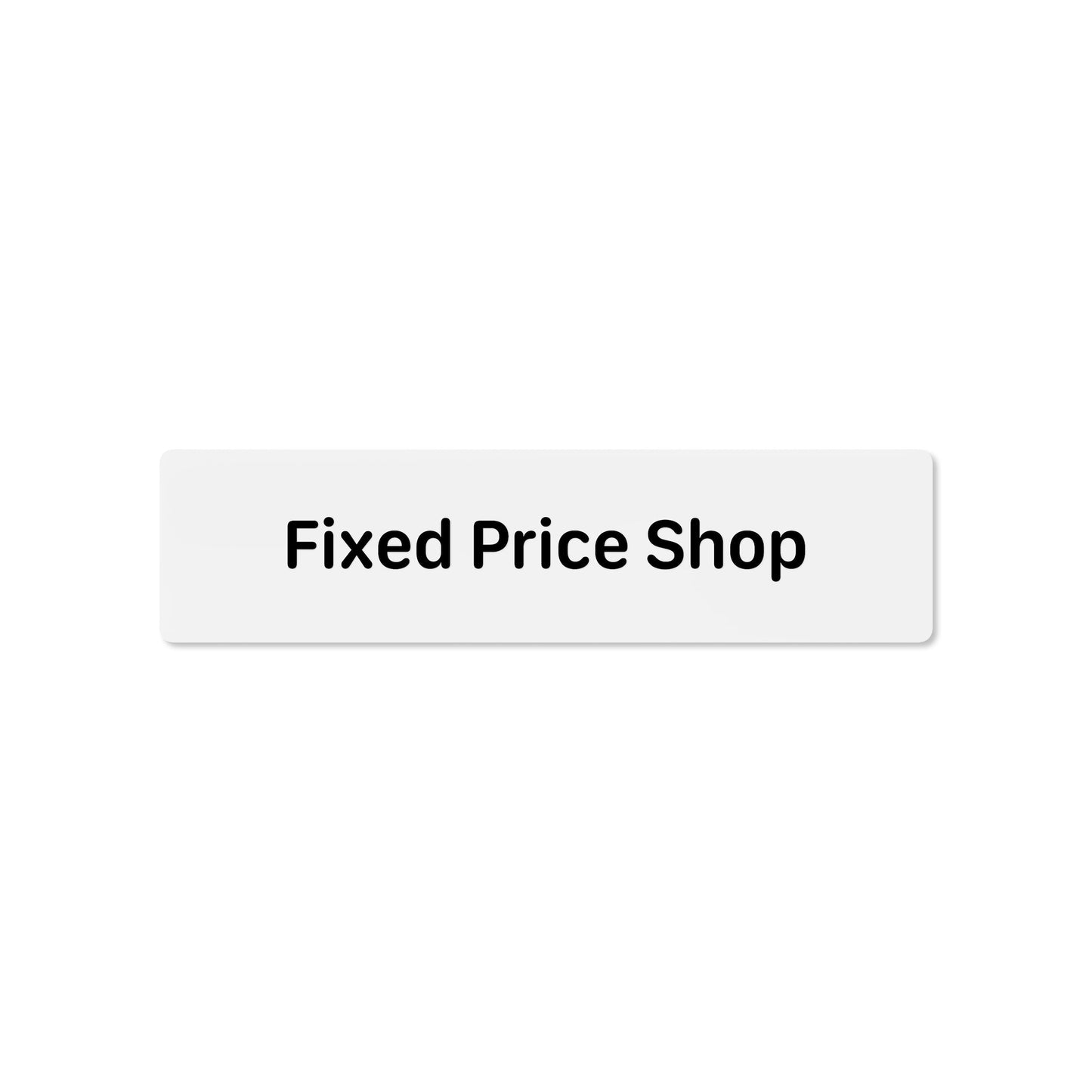 Fixed Price Shop