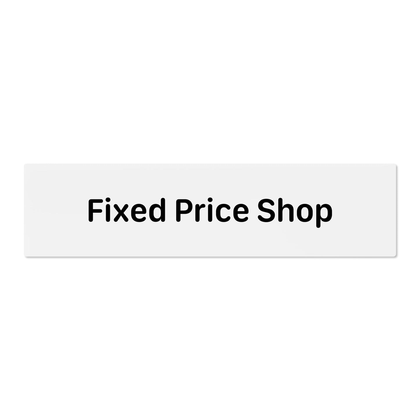 Fixed Price Shop